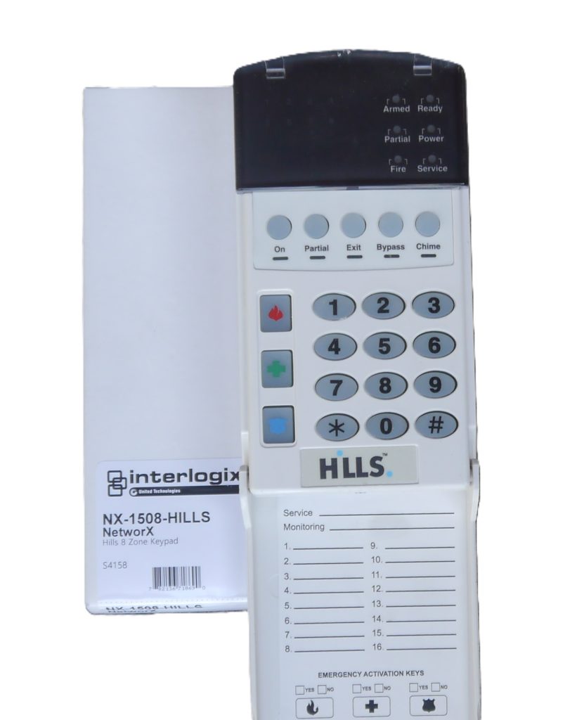 Hills 8 zone keypad servicing